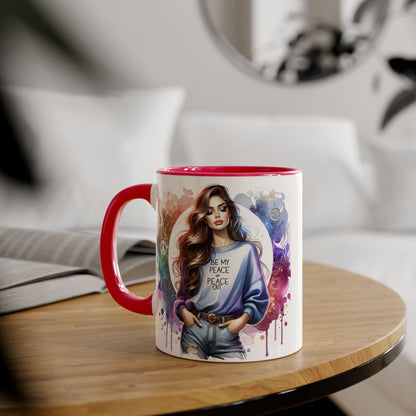 Accent Mug - Be My Peace or Peace Out 11oz
