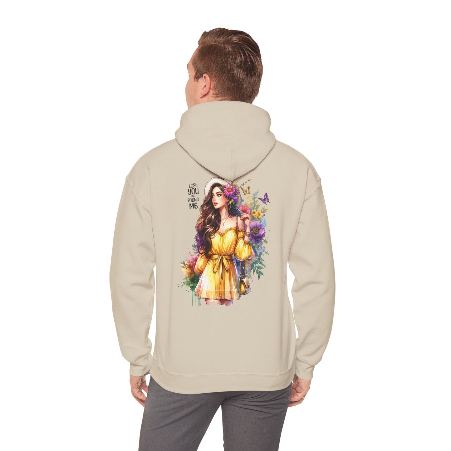 Breakup Hoodie - Unisex Hooded Sweatshirt Lost You and Found Me Design