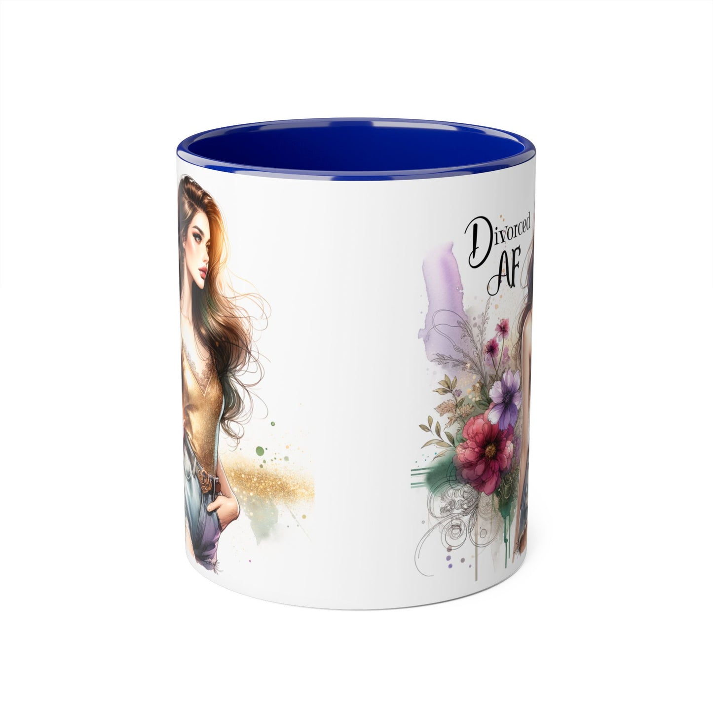Divorced AF Ceramic Mug, Sassy Coffee Cup, Empowerment Gift, Self-Love Mug, Unique Mug for Women, Divorce Celebration