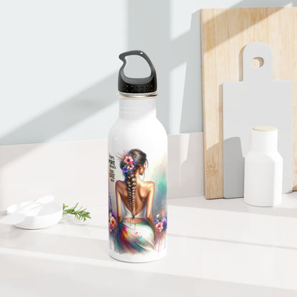 Stainless Steel Water Bottle-'I Don't Make Mistakes, I Date Them.'