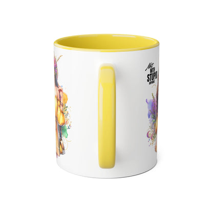 Not With Stupid Anymore Humoristic 11oz Accent Mug