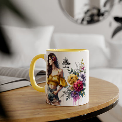 Funny Accent Mug - My Taste in Men is Probably a Disability Humor 11oz Cup