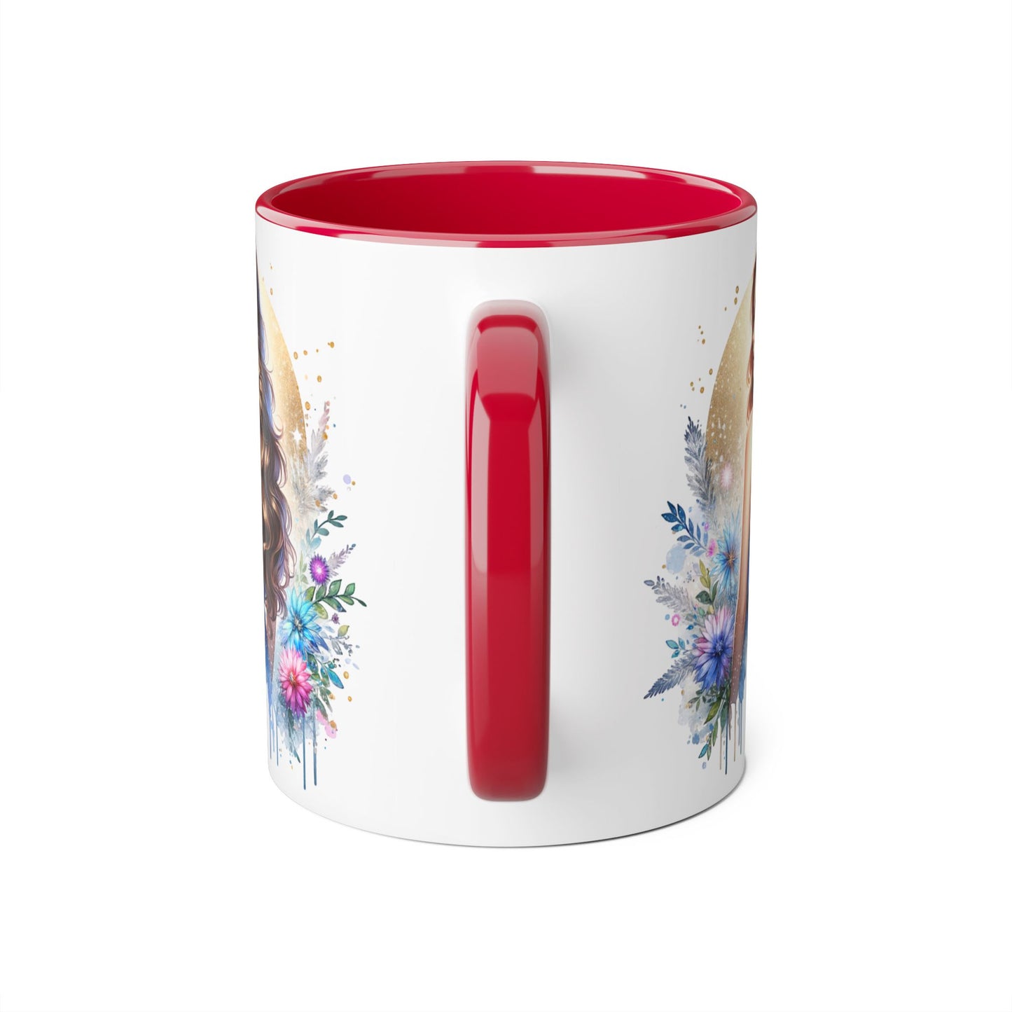 Single AF Gorgeous Floral Accent Mug, Perfect for Coffee Lovers, Unique Gift for Her, Boho Aesthetic, Personalized Tea Mug, Great for Birthdays