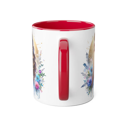 Single AF Gorgeous Floral Accent Mug, Perfect for Coffee Lovers, Unique Gift for Her, Boho Aesthetic, Personalized Tea Mug, Great for Birthdays