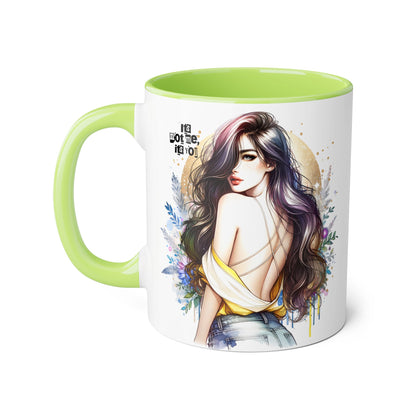 It's Not Me, It's You Humoristic Artistic Accent Mug for Coffee Lovers, Floral Design Mug, Unique Gift for Her, Inspirational Mug, Kitchen Decor, Birthday Present