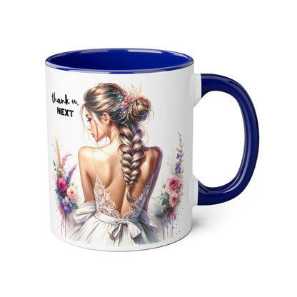 Thank U, Next Boho Floral Accent Mug
