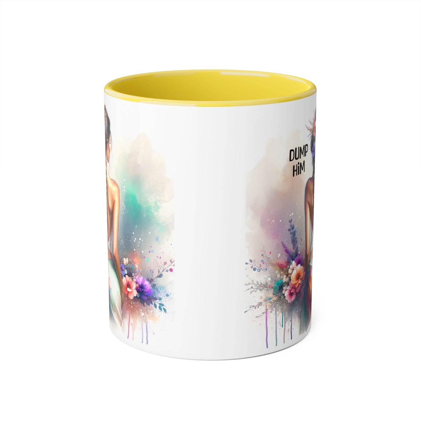 Dump Him Accent Mug