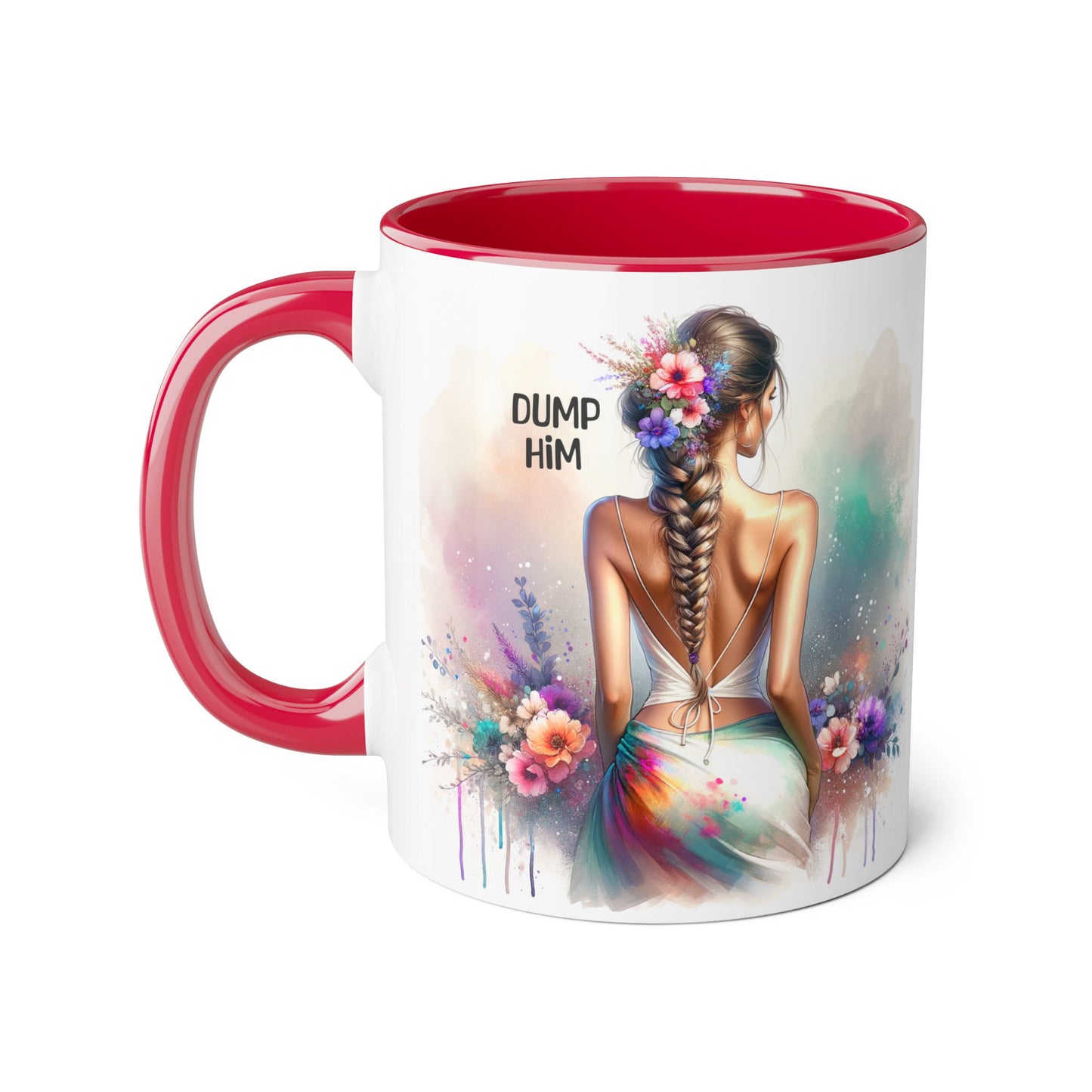 Dump Him Accent Mug