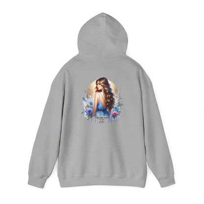 I'm Too Cute For My Ex Elegant Floral Art Hoodie - Perfect Comfort for Art Lovers, Cozy Streetwear, Symbol of Self-Expression, Gift for Friends, Stylish Layering