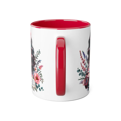 I Can Buy Myself Flowers Floral Accent Mug, Inspirational Coffee Cup, Gift for Her, Self-Care Mugs, Women's Empowerment Drinkware