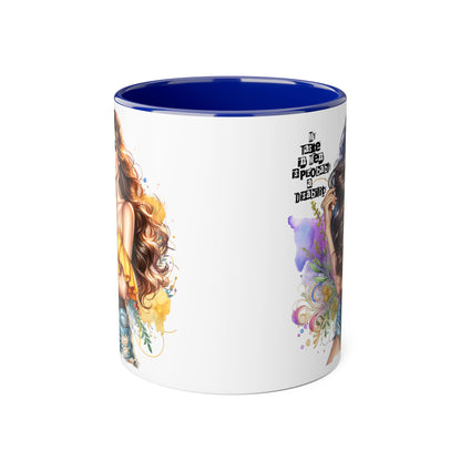 Funny Accent Mug - My Taste in Men is Probably a Disability Humor 11oz Cup