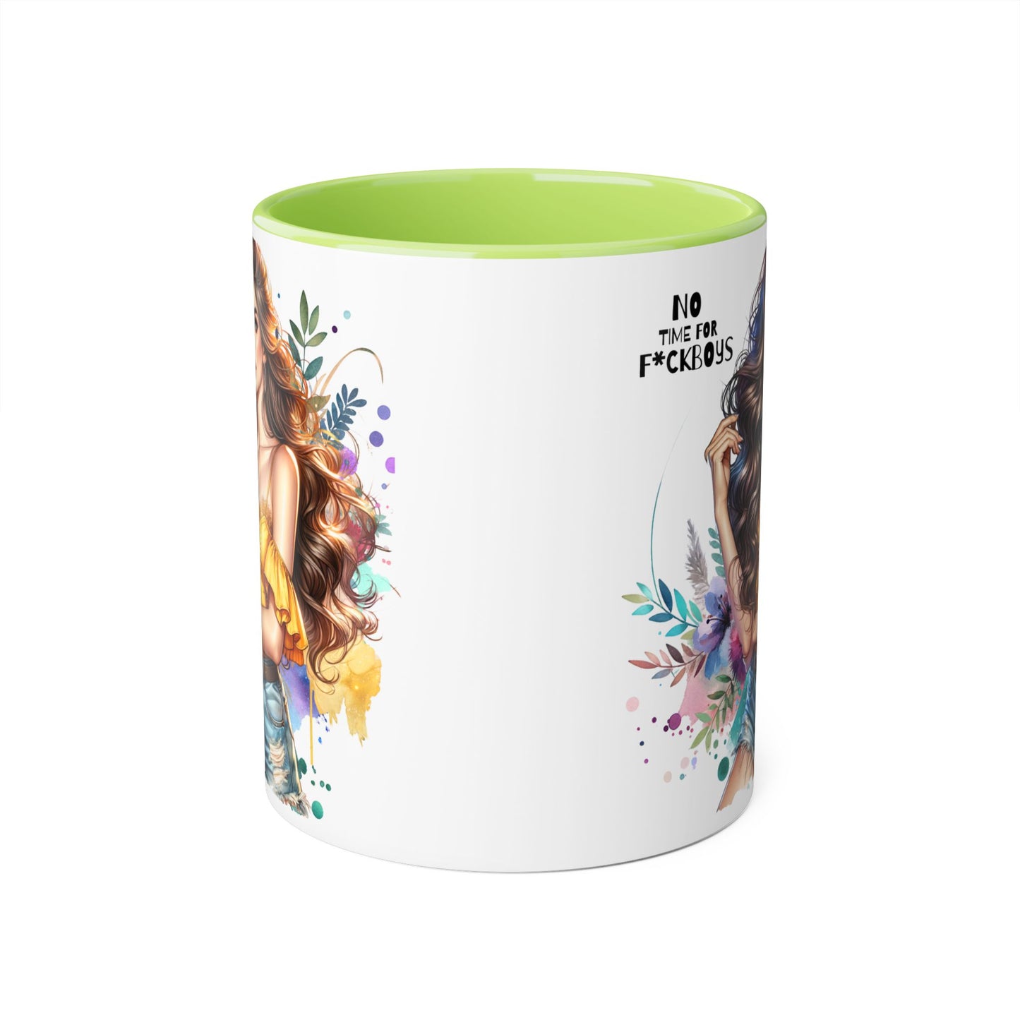 Funny Accent Mug - No Time For F*boys 11oz