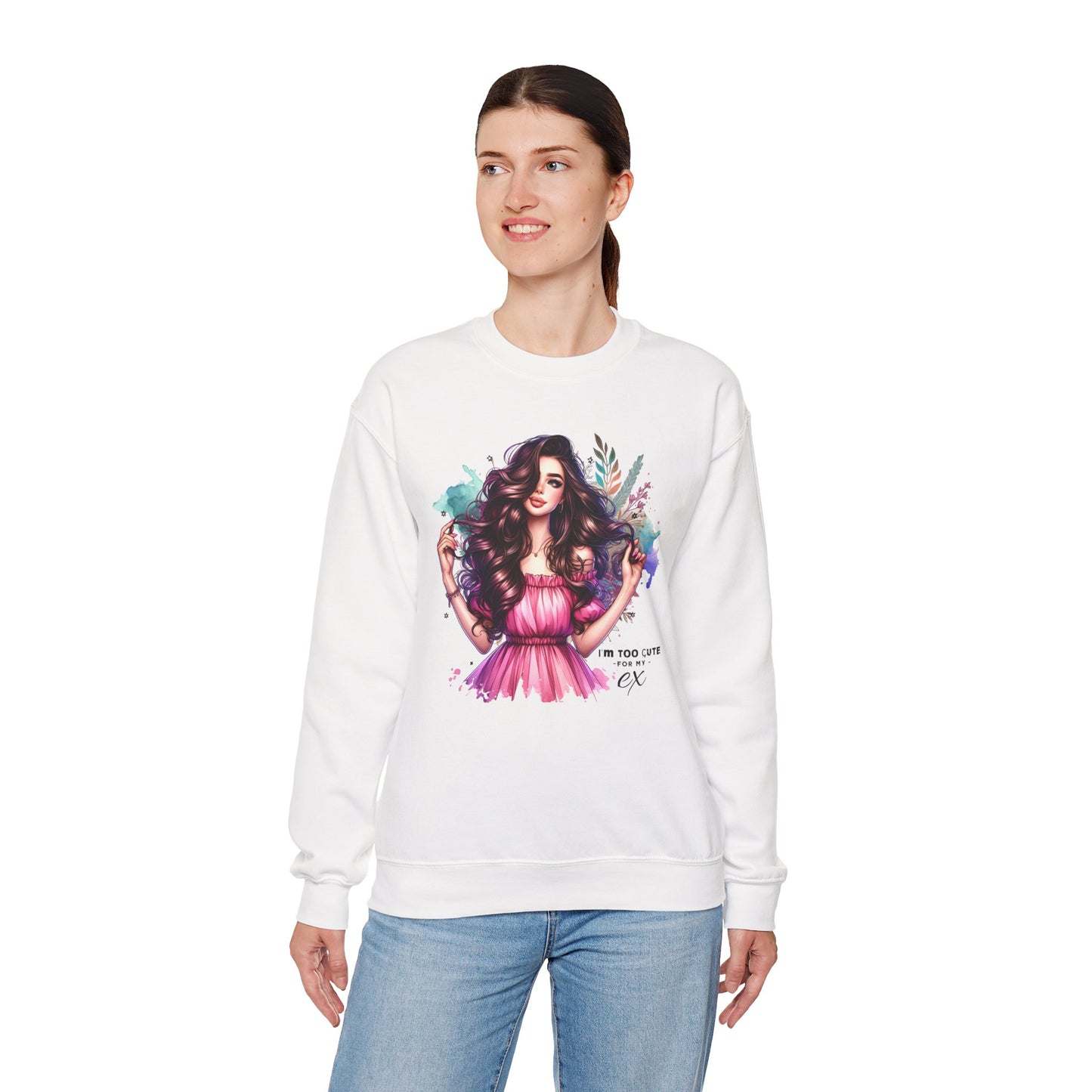 I'm Too Cute For My Ex Stylish Art Sweatshirt for Creative Souls | Perfect Gift for Friends or Yourself | Cozy Crewneck for Everyday Wear, Fashion, Art [...]