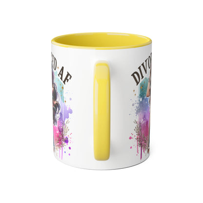 Mug - Divorced AF 11oz Accent Mug