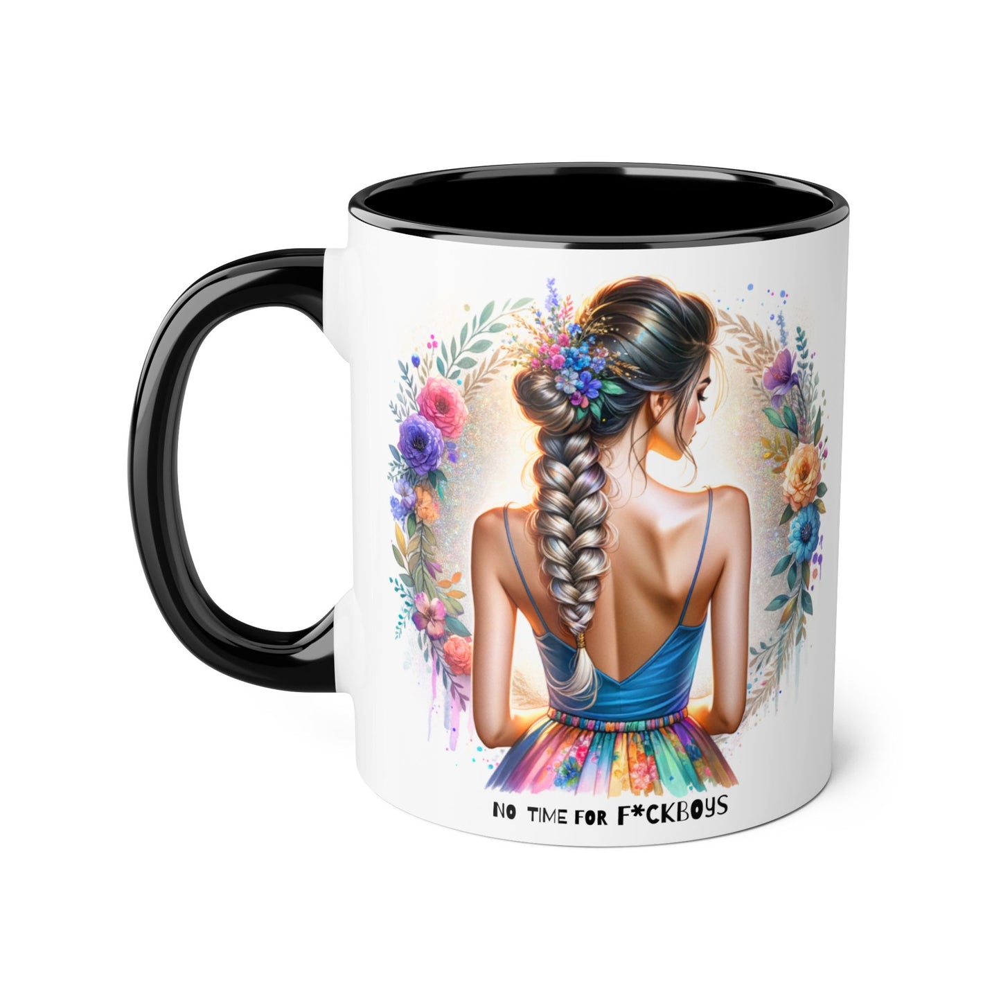 Funny Accent Mug - No Time For F*boys 11oz