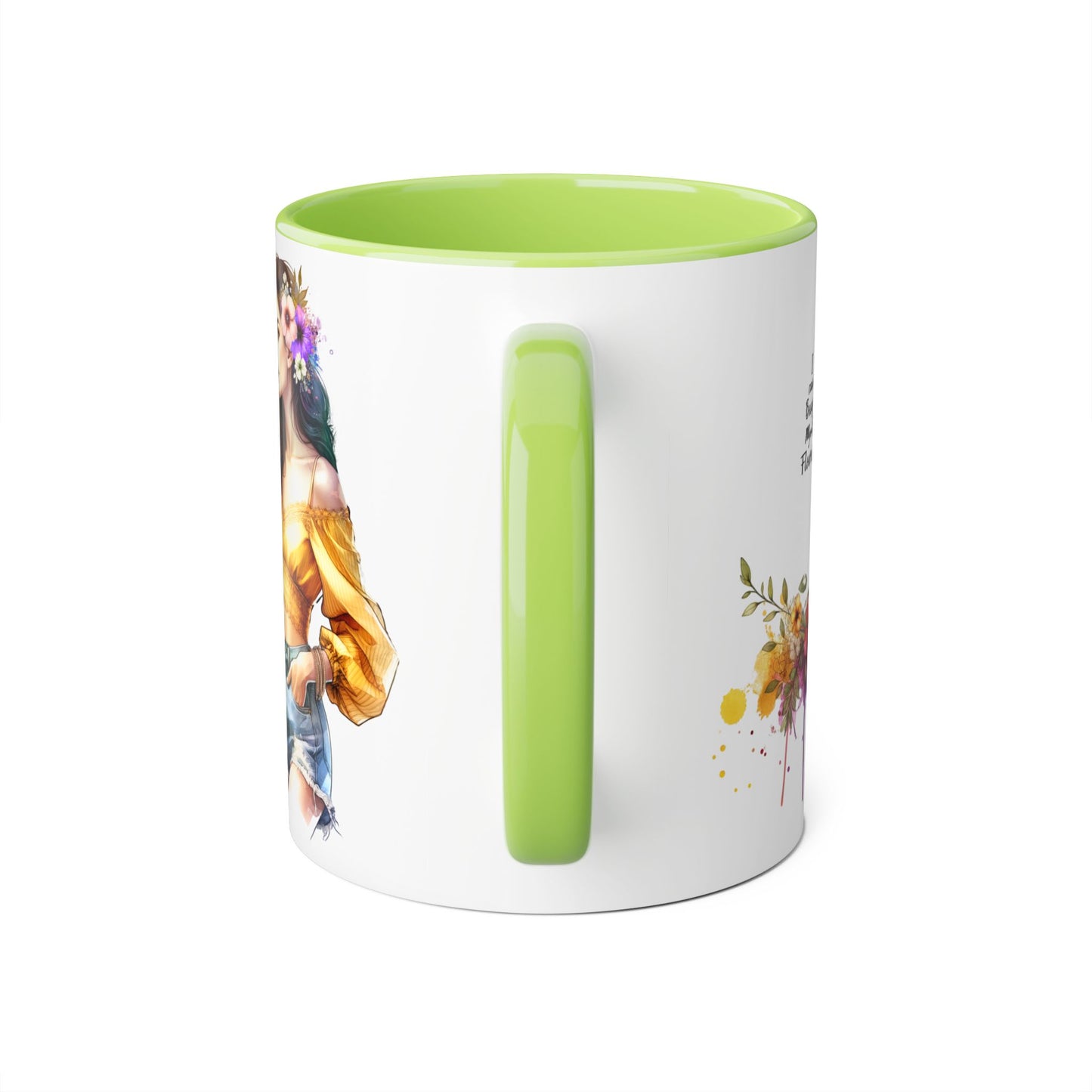 I Can Buy Myself Flowers Floral Bohemian Accent Mug - Perfect Gift for Flower Lovers, Art Enthusiasts, Home Decor, Spring Celebrations, Coffee Lovers