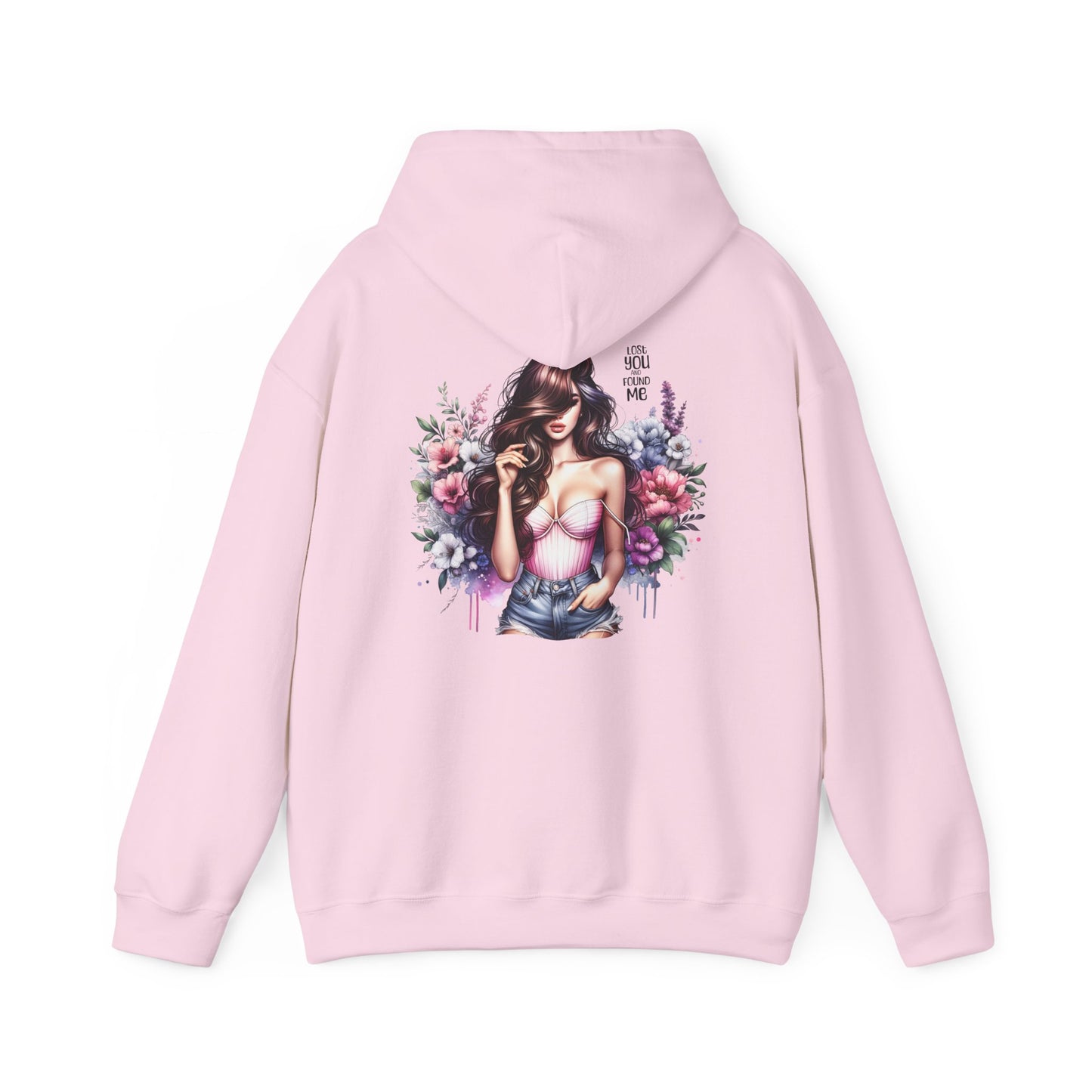 Breakup Hoodie - Unisex Hooded Sweatshirt Lost You and Found Me Design