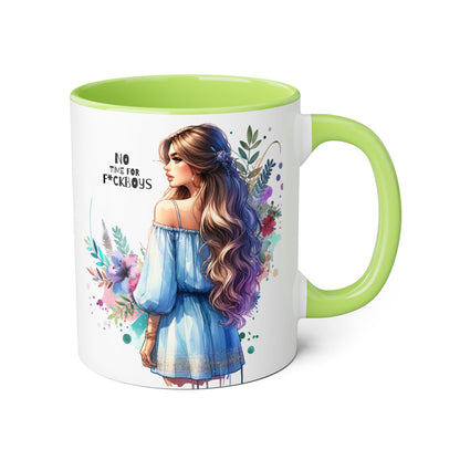 Funny Accent Mug - No Time For F*boys 11oz