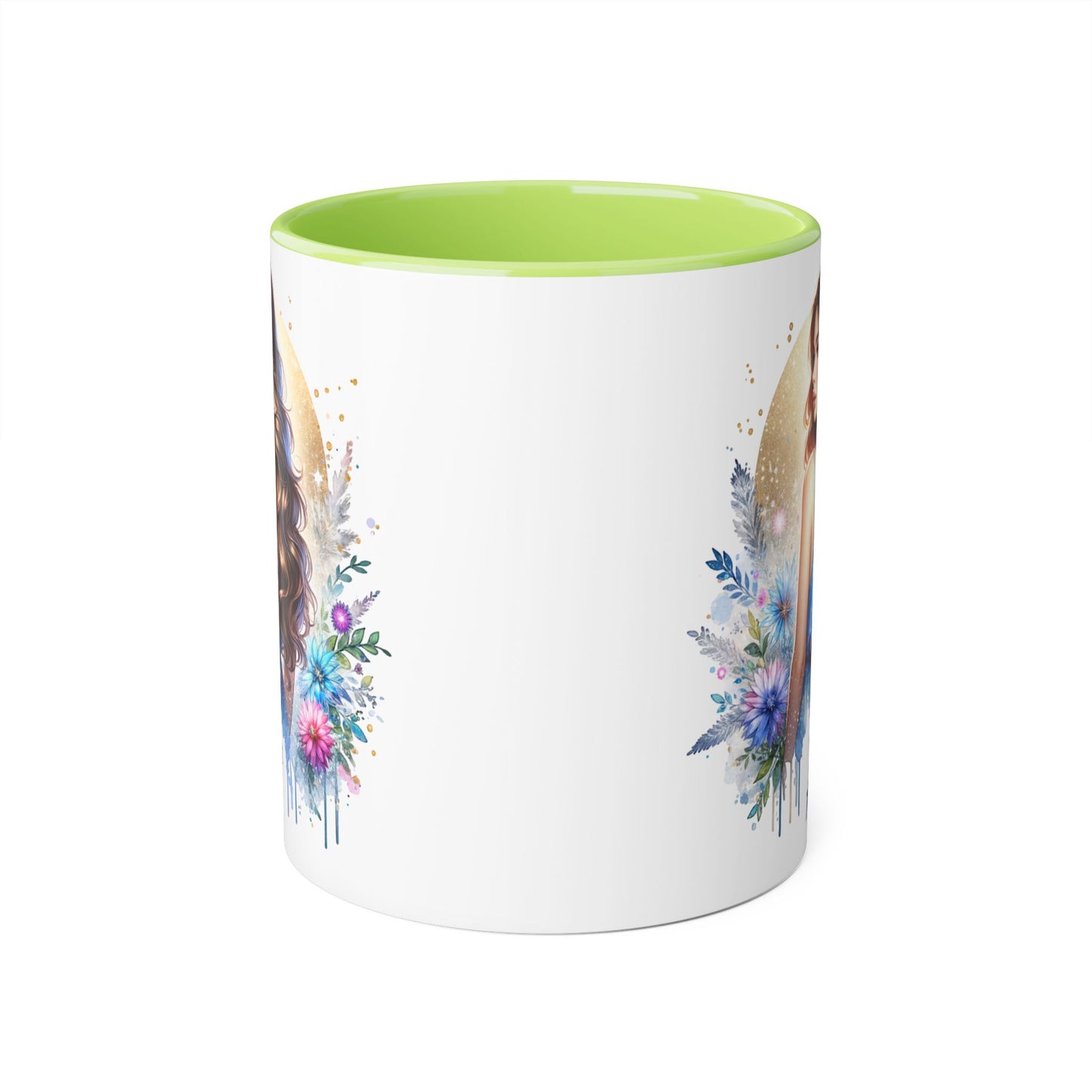 Yuck Fou Floral Accent Mug Collection - Inspirational Coffee Cup for Women, Unique Gift for Friends, Home Decor, Birthday Present, Self-Care Tea Mug