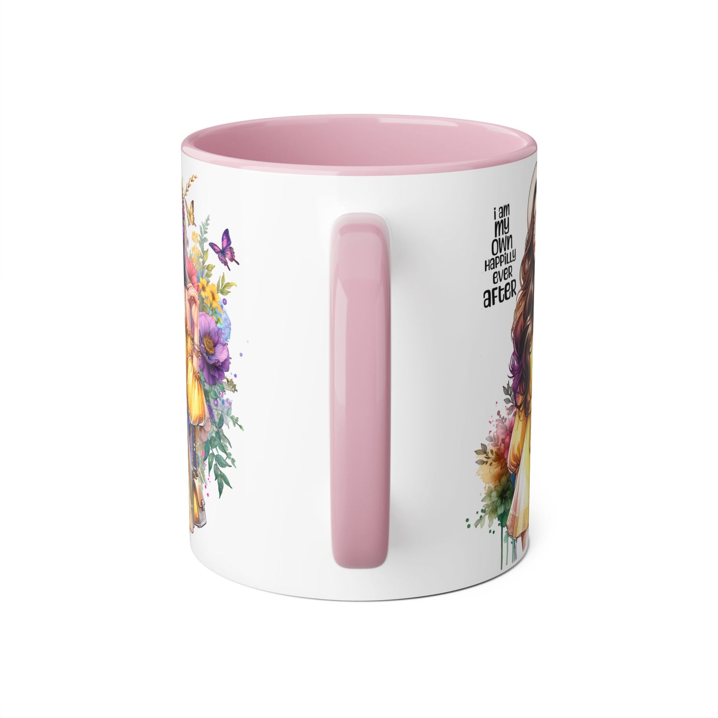 I Am My Own Happily Ever After Empowering Accent Mug: My Own Aesthetic Ever After, Unique Gift, Inspirational Coffee Cup, Artistic Drinkware, Home & Office Decor