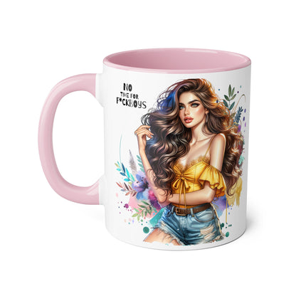 Funny Accent Mug - No Time For F*boys 11oz