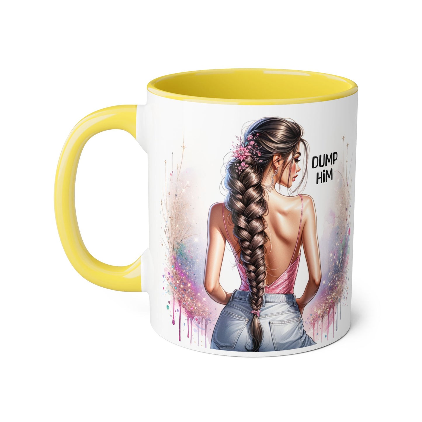 Dump Him Accent Mug, 11oz