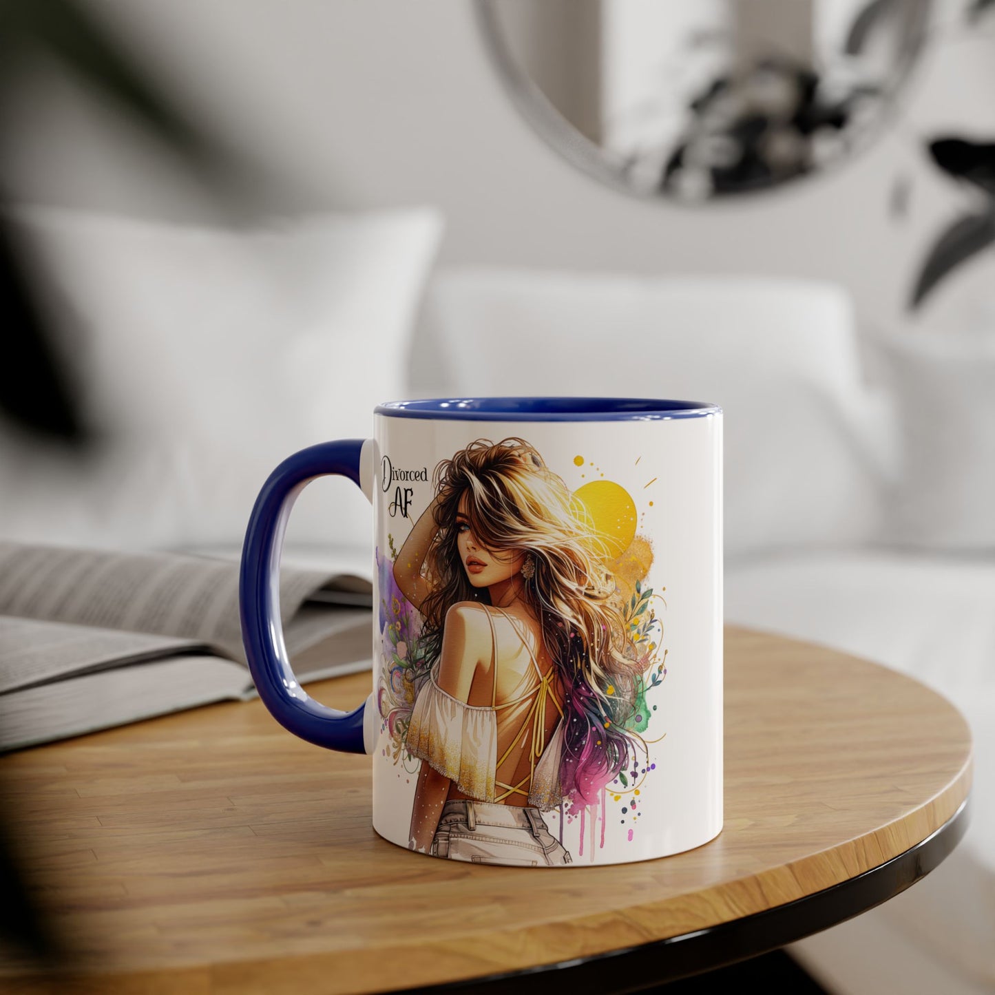Dreamer Accent Mug, Inspirational Coffee Cup, Gift for Her, Fun Home Decor, Celebrate Your Dreams