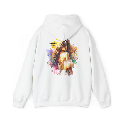 Thank U, Next Vibrant Art Hoodie - Stylish Unisex Sweatshirt with Colorful Design, Casual Wear, Gift Idea for Festivals, Cozy Layering