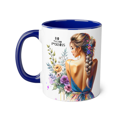 Funny Accent Mug - No Time For F*boys 11oz