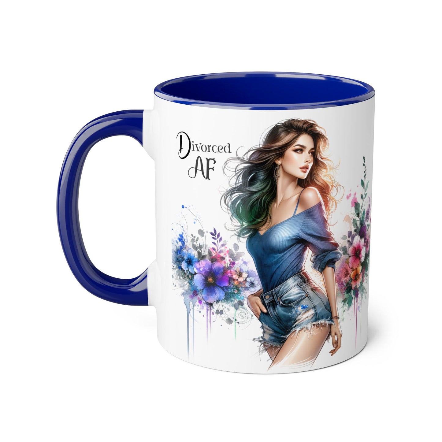 Divorced AF Mug, Stylish Coffee Cup for Newly Single, Empowerment Gift for Her, Celebration of Freedom, Unique Present for Divorcee