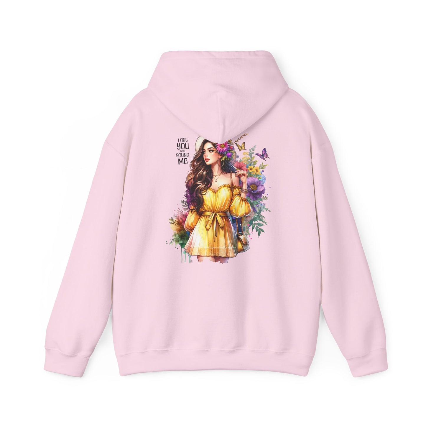 Breakup Hoodie - Unisex Hooded Sweatshirt Lost You and Found Me Design
