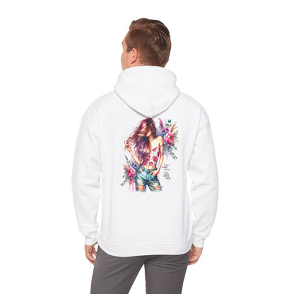 I Don`t  Make Mistakes, I Just Date Them Floral Art Unisex Hoodie | Cozy Sweatshirt for Women, Gift for Her, Spring Fashion, Relaxed Style, Stylish Sweatshirt
