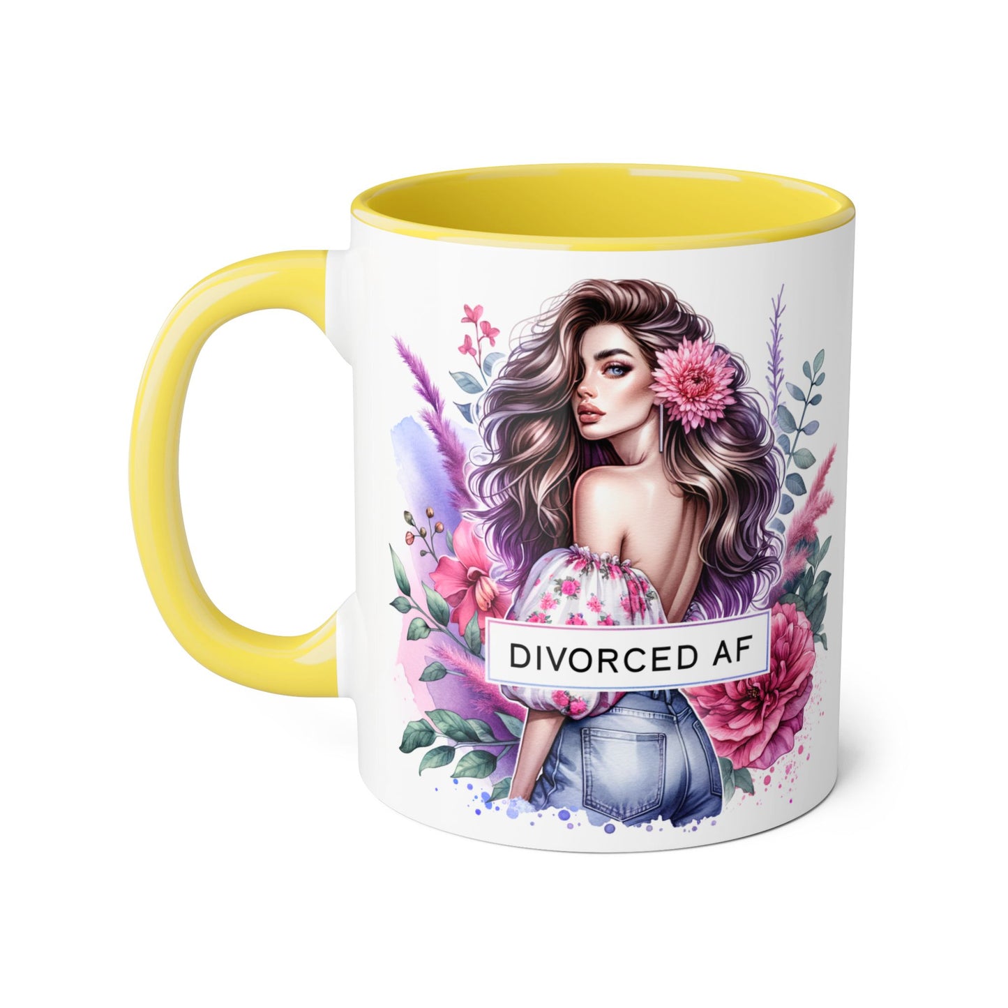 Mug - Divorced AF 11oz Accent Mug