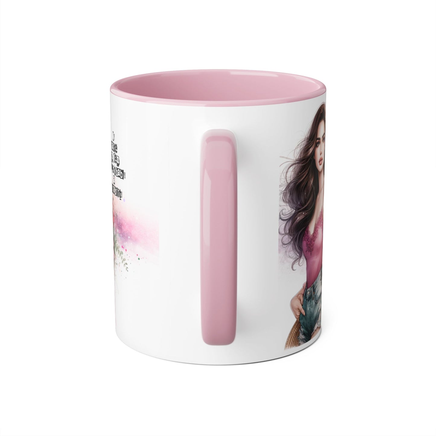 Funny Accent Mug - My Taste in Men is Probably a Disability Humor 11oz Cup
