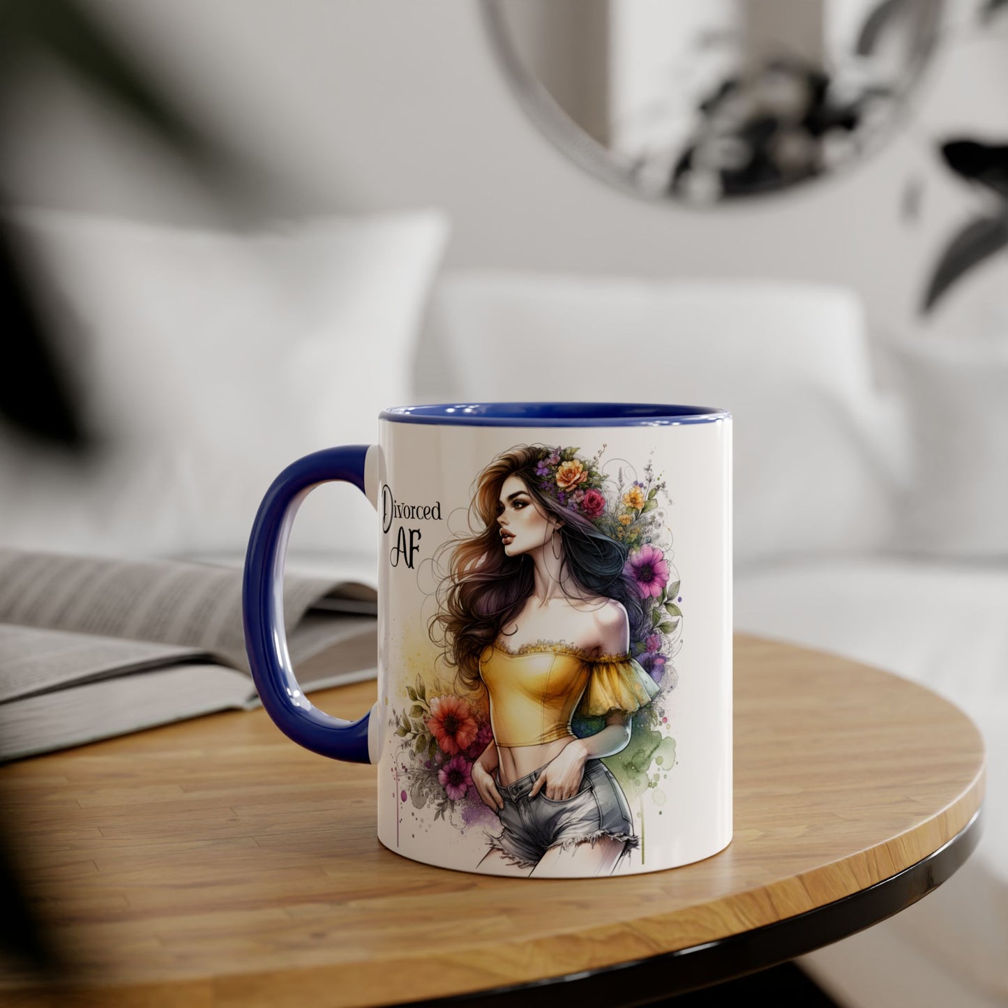 Mug - Divorced AF 11oz Accent Mug