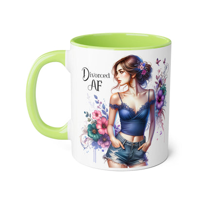 Mug - Divorced AF 11oz Accent Mug