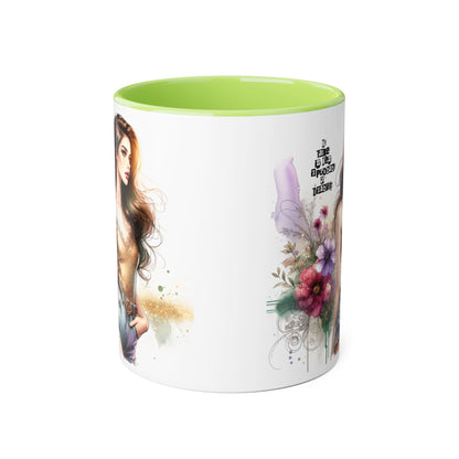 Funny Accent Mug - My Taste in Men is Probably a Disability Humor 11oz Cup