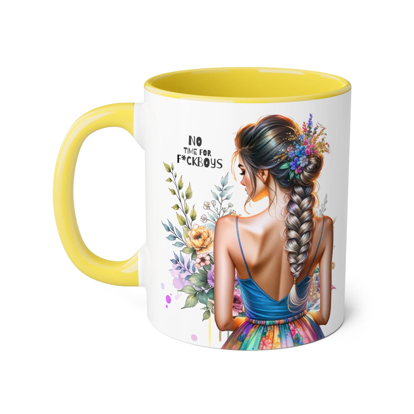 Funny Accent Mug - No Time For F*boys 11oz