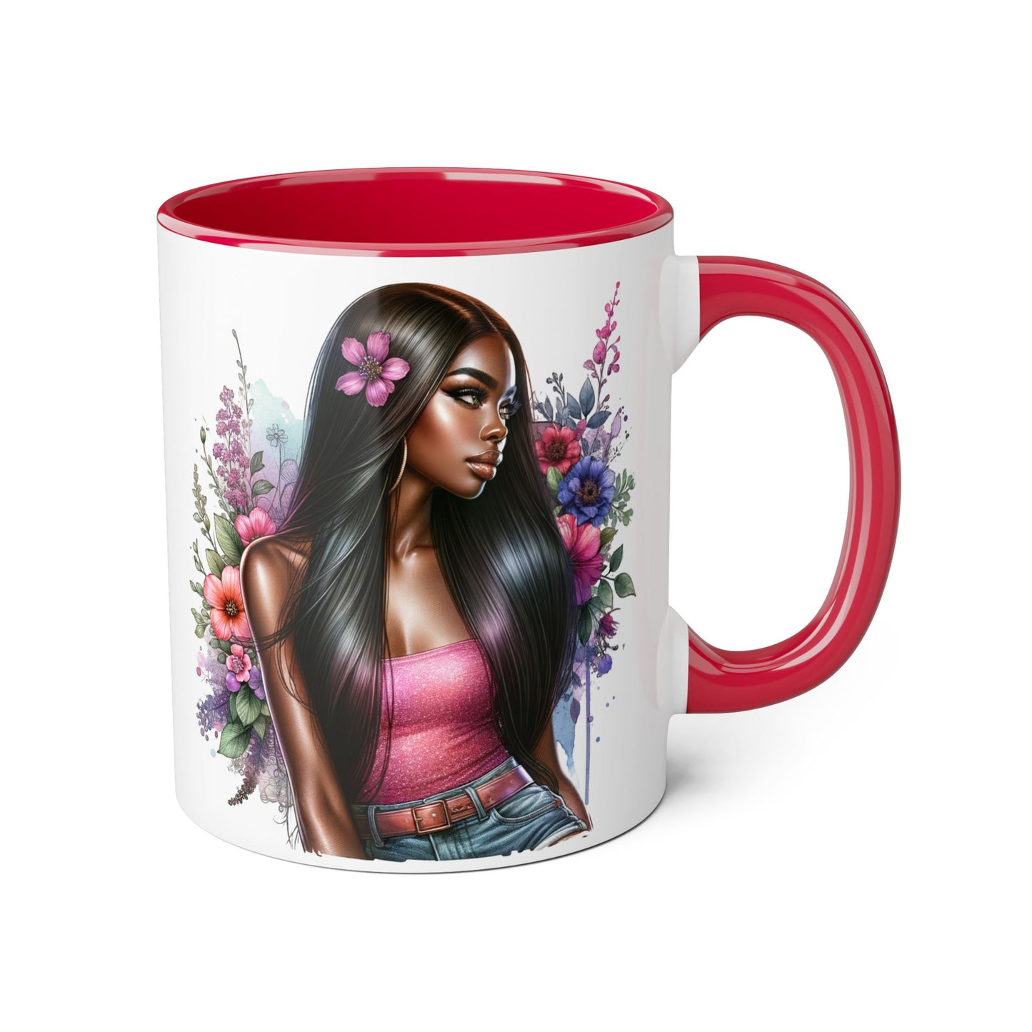 Yuck Fou Floral Portrait Accent Mug, 11oz - Perfect Gift for Coffee Lovers, Artistic Home Decor, Flower Lover's Mug, Unique Tea Cup, Birthday [...]
