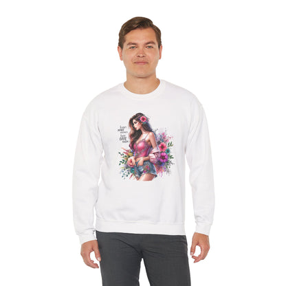 I Don`t  Make Mistakes, I Just Date Them Floral Fantasy Crewneck Sweatshirt, Boho Sweatshirt, Spring Fashion, Gift for Her, Cute Sweatshirt, Cozy Wear