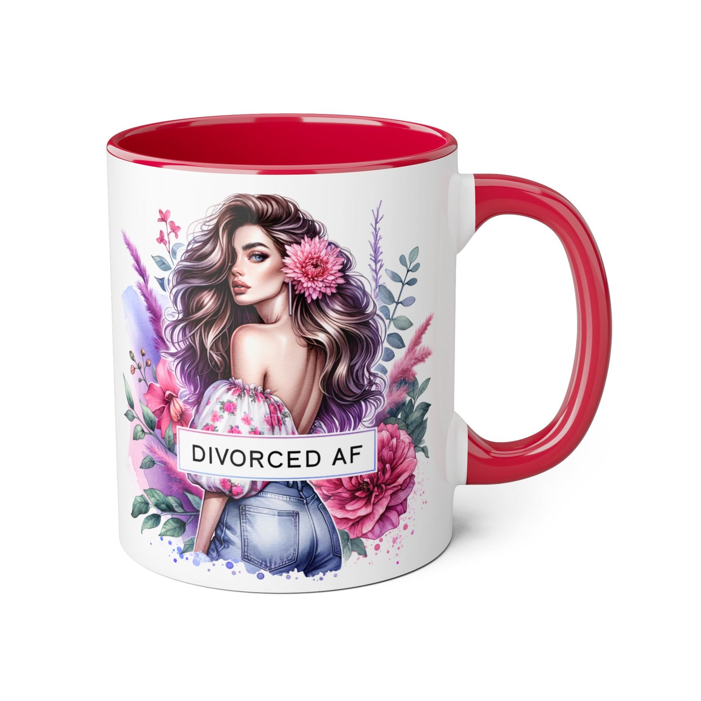 Mug - Divorced AF 11oz Accent Mug