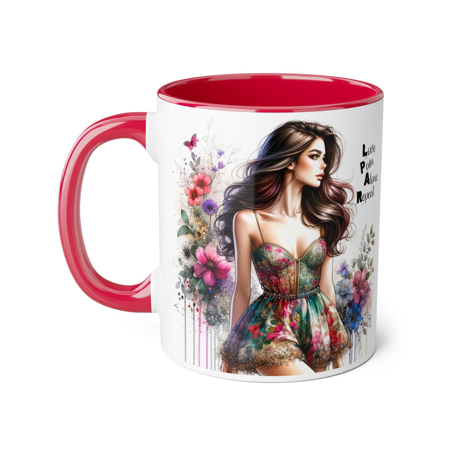 Chic Floral Accent Mug | Inspirational Coffee Cup, Perfect Gift for Friends, Tea Lovers, Birthday, Encouragement, Appreciation