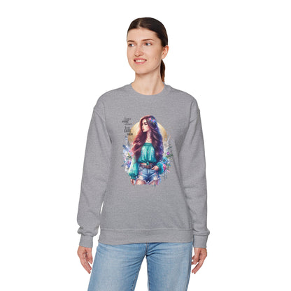 I Don`t  Make Mistakes, I Just Date Them Colorful Bohemian Crewneck Sweatshirt, Cozy Apparel, Unique Gift, Casual Wear, Inspirational Fashion, Artist Design