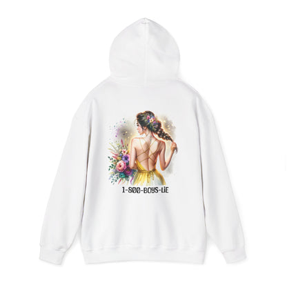 1-800-Boys-Lie Chic Graphic Sweatshirt, Trendy Unisex Hoodie, Casual Wear, Perfect Gift for Friends, Everyday Comfort