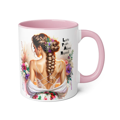 Inspirational Accent Mugs for Coffee Lovers, Beautiful Art, Gift for Friends, Motivational Quotes, Home Decor, Unique Office Mugs