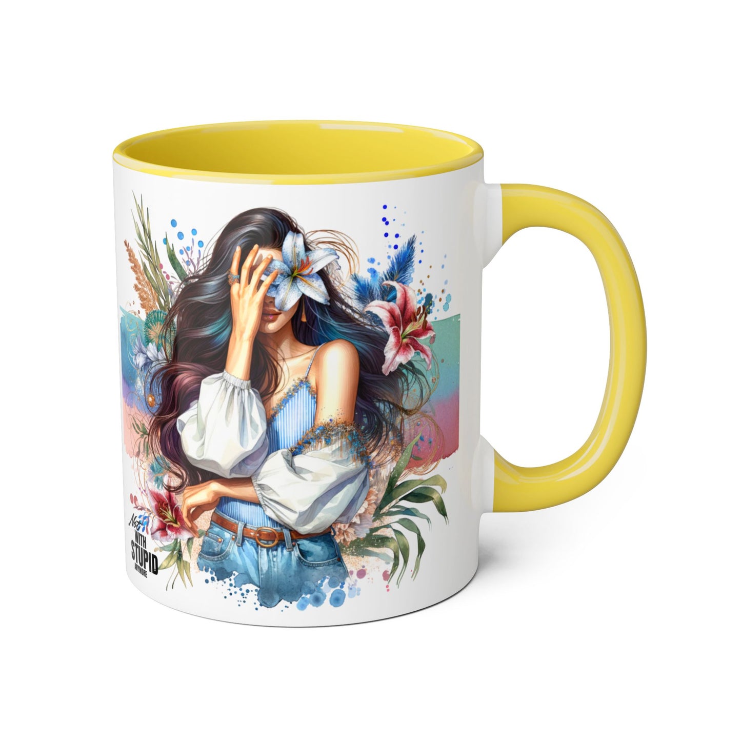 Mug - Not With Stupid Anymore Humoristic 11oz Accent Mug