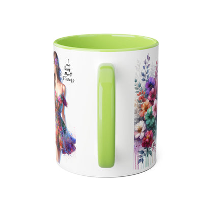 I Can Buy Myself Flowers Accent Mug, 11oz