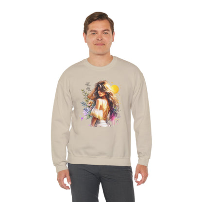 I Don`t  Make Mistakes, I Just Date Them Chic Floral Art Crewneck Sweatshirt, Cozy Gift for Her, Casual Wear, Fashionable Sweatshirt, Relaxed Style