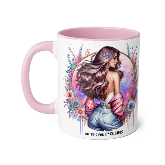 Funny Accent Mug - No Time For F*boys 11oz