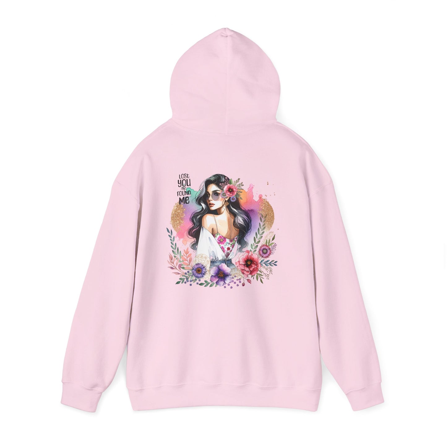 Breakup Hoodie - Unisex Hooded Sweatshirt Lost You and Found Me Design